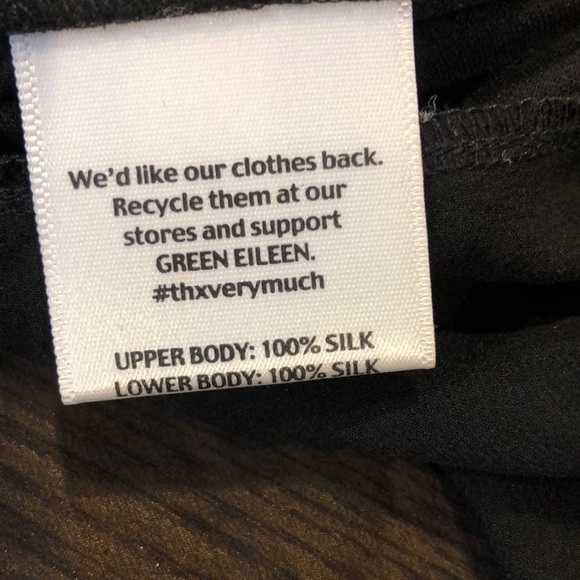 Eileen Fisher Silk Black Layered Long Tunic Top Women’s 3X Blouse Lagenlook Work - Picture 6 of 11